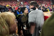 At the AFC Championship Game between Buffalo Bills and Kansas City Chiefs (Image via Getty)